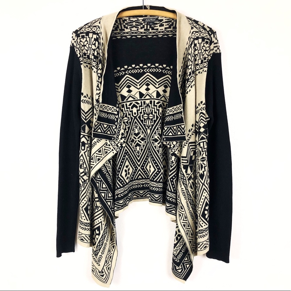 Lucky brand Aztec boho cardigan